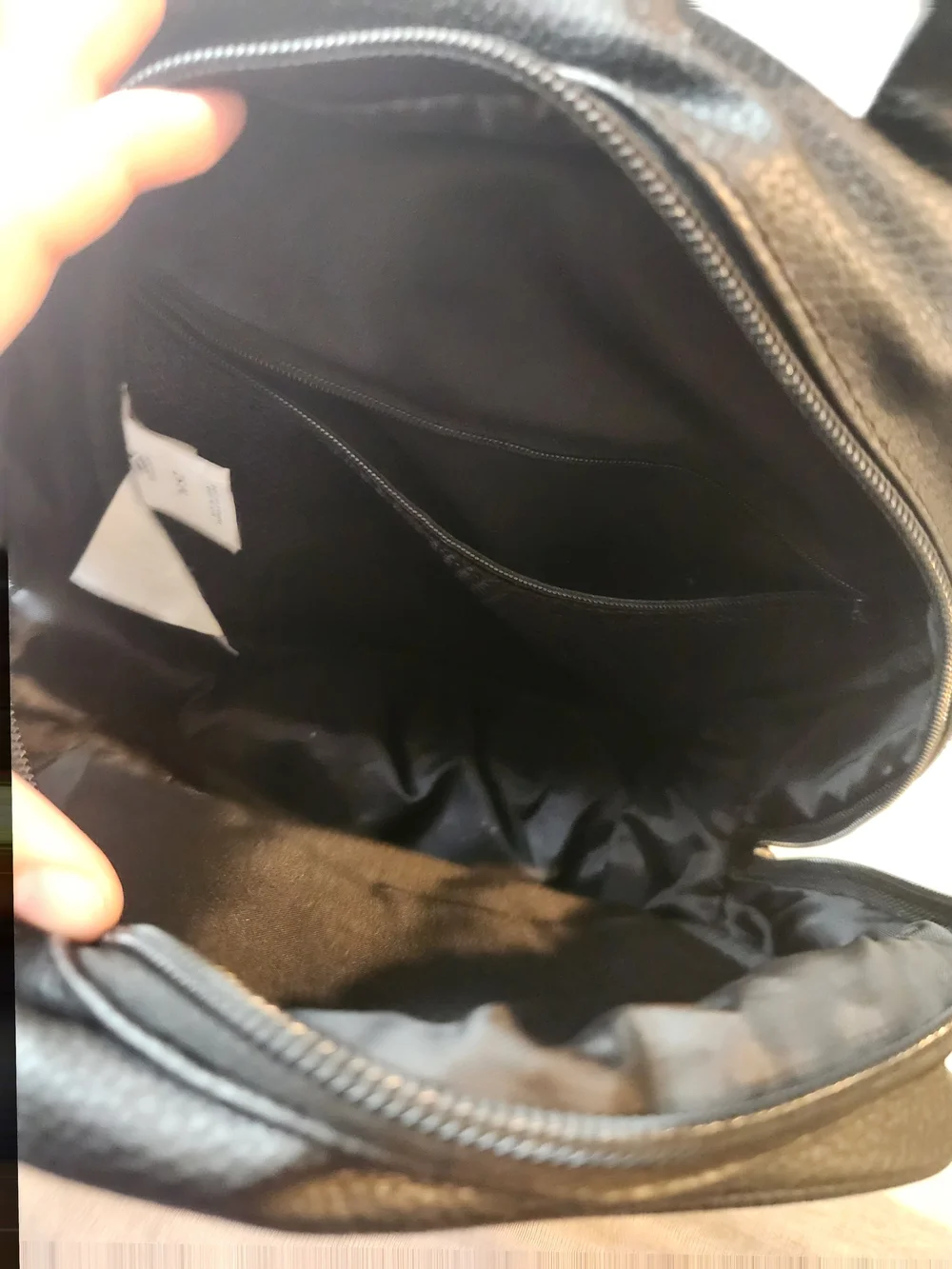 Reebok Black Pebble-Textured Mini Backpack